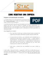 Como Solicitar Registro de EMPRESA