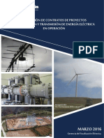 Compendio Proyectos Generación Transmisión Eléctrica Operación - Marzo 2016