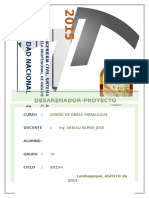 Desarenador - Proyecto Chavimochic