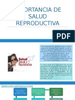Importancia de Salud Reproductiva