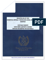 Iniciativa Ley BIDEPRAG 50-24 (Bienestar, Defensa y Protección Animal de Guatemala); 4 Feb 2016.
