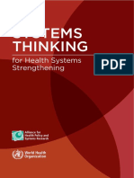 WHO-Systems Thinking for Health System