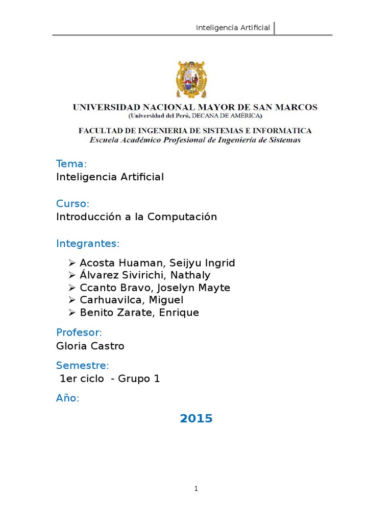Introducción a la Inteligencia Artificial | PDF | Red Bayesiana ...