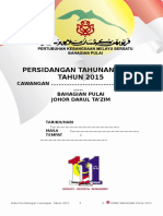 Contoh Laporan Persidangan Tahunan Umno Cawangan 2015