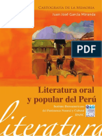 Literatura Oral y Popular Del Perú