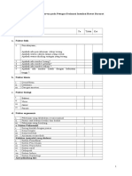 Checklist Walk Through Survey Kosong