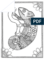 Free Colouring Pages For Adults Chameleon 2 PDF