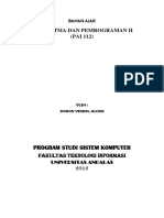 Bahan Ajar - Algoritma Pemrograman Ii - Dodon Yendri PDF