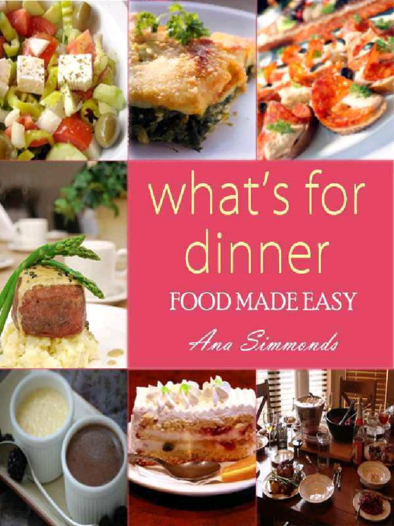 Simple Family Dinner Recipes Guide | PDF | Recipe | Salad