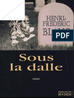 Blanc Frederic - Sous La Dalle 