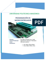 Programacion de Microcontrolador