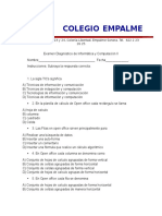 examen diagnostico computacion