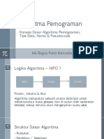 Algoritma Dan Pemograman Dasar II