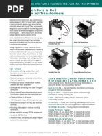 Industrial Control Transformers