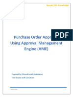 Purchase Order Approval Using Approval Management Engine (AME)