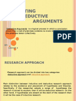 Evaluating Deductive Arguments: Deductive vs Inductive Research Approaches