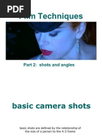 Download Presentation 1 Part 2 - Film Terms and Techniques Shots and Angles by Stuart Henderson SN32728376 doc pdf