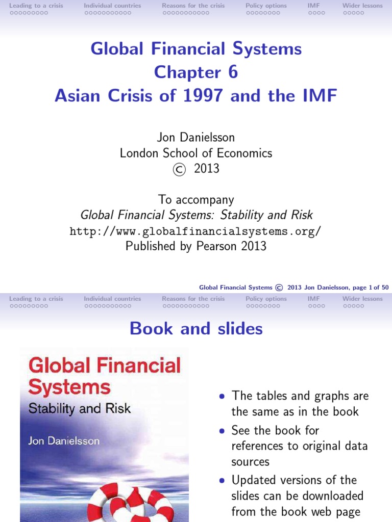 Global Financial Systems Asian Crisis of 1997 and The IMF | PDF ...