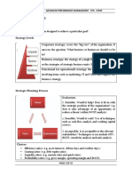 Theoratical Notes On Advanced Performace Management