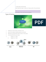 Types of Particles: Particle Theory of Matter