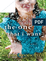 The One That I Want by Allison Winn Scotch -- Excerpt