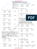 Directions (1-5) : What Approximate Value