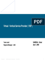 Virtual / Vertical Service Provider (VSP) : Tarek Jundi Regional Manager - UAE