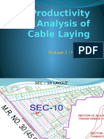 Productivity Analysis of Cable Laying: Package 2 / Sector 10