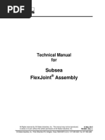Subsea Flexible Joint Technical Manual