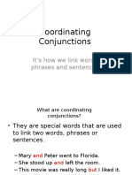Coordinating Conjunctions: It's How We Link Words, Phrases and Sentences