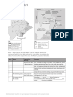 IGCSE Geography Worksheet 2.1