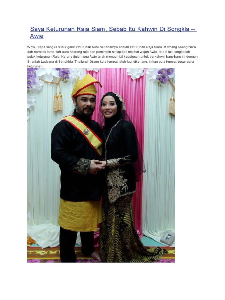 Saya Keturunan Raja Siam Pdf