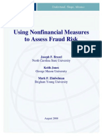 Non Financial Measures To Assess Fraud Risk