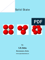 Solid State / Crystalline State Chemistry