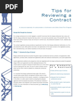 Tips for Reviewing Contract
