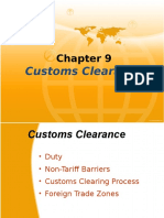Chapter 9 Customs Clearance