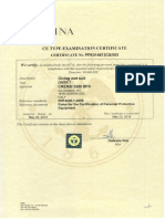 Ce Type Examination Certificate CERTIFICATE Nr. PPE314612CS/003