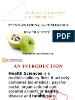 Health Science E-Conference