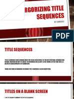 Media Task Sequences 
