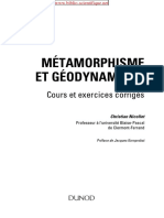 Metamorphisme Et Geodynamique - Cours Et Exercices Corriges-Dunod