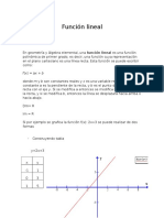 Función Lineal