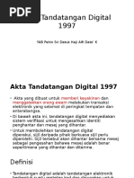 Akta Tandatangan Digital 1997 BB