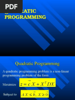 Quadratic Programming