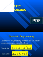 Quadratic Programming