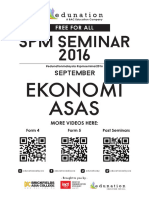 Seminar Ekonomi Asas SPM 2016 Set Dua - Tingkatan Lima