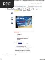 Detector de Materiais e Canos Pvc Com Água