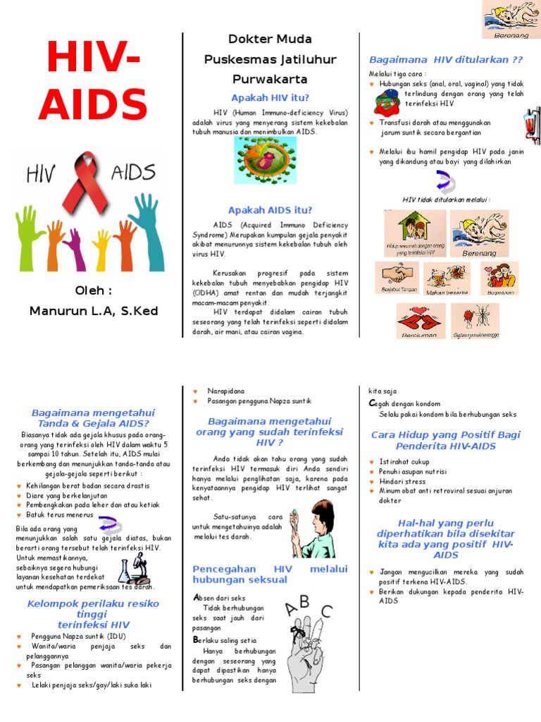 Leaflet Hiv Aids | PDF