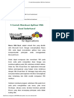 5 Contoh Membuat Aplikasi VBA Excel Sederhana!