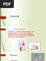 Enema Administration | PDF | Rectum | Constipation