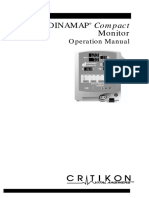 Critikon Dinamap Compact - User Manual